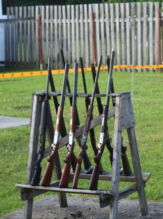 Shotgun rack